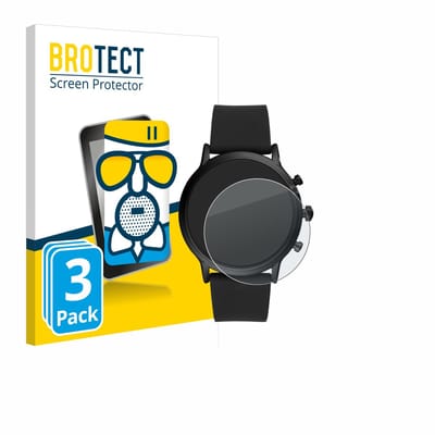 BROTECT - Screenprotector voor Fossil The Carlyle HR (5.Gen) - Folie Beschermfolie Beschermglas matte 3 Stuks
