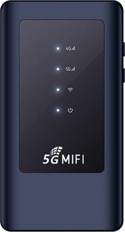 DrPhone AeroLink - 5G MiFi Portable WiFi Hotspot | Dual Band 433 Mbps | Mobiele LTE 4G / 5G Router - Low Latency - 16 Apparaten