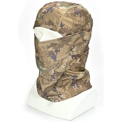 IJszijden Camouflage Fiets Hoofddeksel, Zomer Zon- En Windbestendige Sjaal, Specifiek Vissers Gezichtskleed, Ademend En Comfortabel Hoofddeksel 1pcs beige