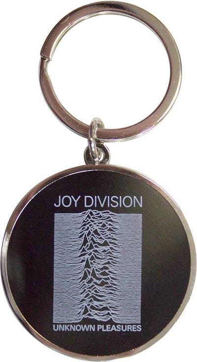 Joy Division - Unknown Pleasures Sleutelhanger - Zwart