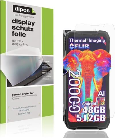 dipos – 4x Matte Beschermfolie geschikt voor Blackview Xplore 1 Pro | Krasbestendige & antireflecterende Screenprotector Ultra-Thin