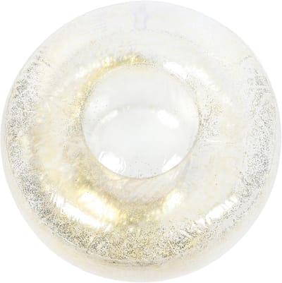 Opblaasbare Voetenbank - Luchtstoel Poef - Ontspannen Zitten - Ruimtebesparend Ontwerp - 53x53x24cm - Multicolor
