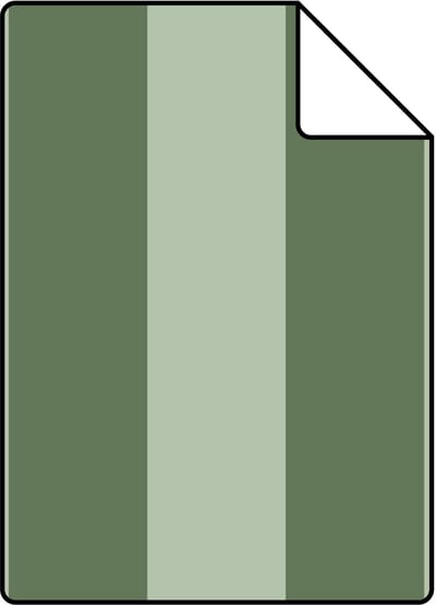 Proefstaal ESTAhome behang strepen donkergroen - 26.5 x 21 cm - 131920-S