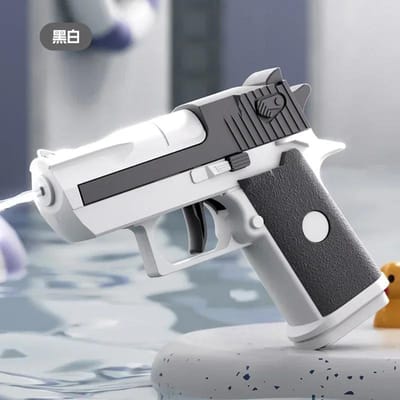 Mini Desert Eagle Mechanisch Continu Vurend Waterpistool Klein Pistool Zomer Buiten Strand Arm Speelgoed Schiet Waterpistool voor Kinderen