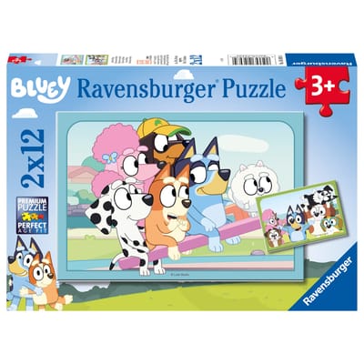 Ravensburger - Plezier met Bluey - 2x12 stuks - Legpuzzel