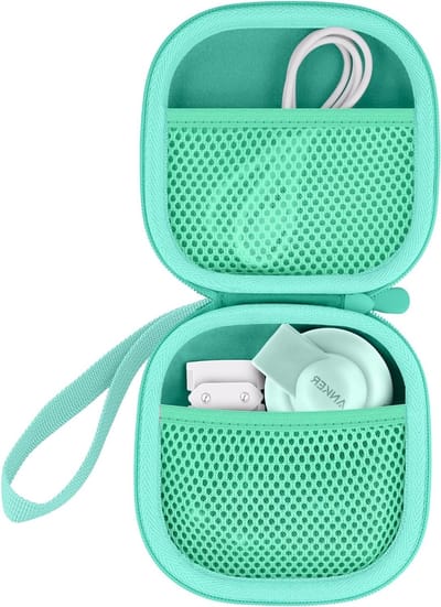 Duurzame Hard Travel Bag voor 3-in-1 Oplader, Beschermende Case voor Draadloos Opladen, Geschikt voor Maggo UFO Qi2 15W, Groene Kleur
