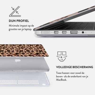 Burga Hardshell Cover voor de Apple MacBook Air 15 inch (2023 / 2024 M3 / 2025 M4 / 2026 M5) - Off Duty