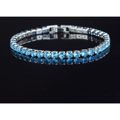 4mm Micro-Ingelegde Zirkoon Tennis Armband Voor Vrouwen Nieuwe Heren Armband Homme Sieraden Accessoires Groothandel 17cm gray