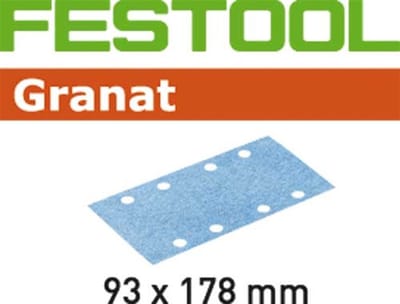 Festool 50x schuurpapier Garnet STF 93X178 P40 GR/50 - 498933