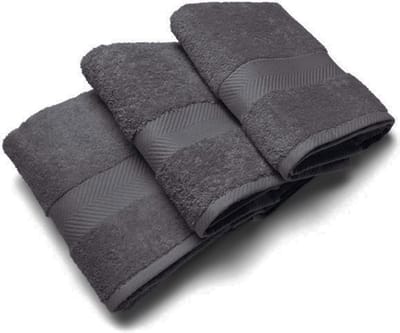 Casilin Royal Touch - Hotel Kwaliteit - Pakket van 3 Handdoeken - 50 cm x 100 cm - Donkergrijs