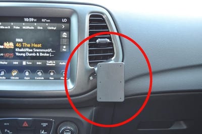 Brodit ProClip houder geschikt voor Jeep Compass 2017-2021 Angled mount