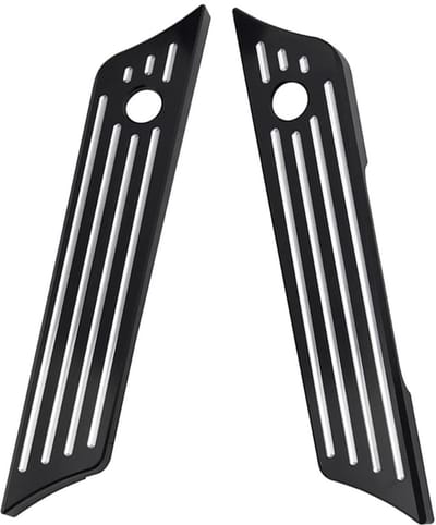 SPHProducts - Zadeltas vergrendelingen - Hoogwaardige hoezen - Zwart/Wit - Compatibel met Harley Davidson - Duurzaam en slijtvast - Geschikt voor Touri...
