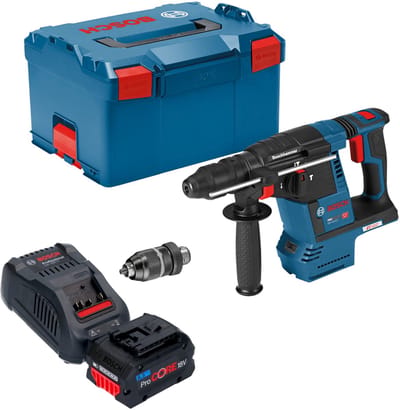 Bosch GBH 18V-26 F Professional accu-boorhamer 18 V 2,6 J SDS plus Brushless + 1x ProCORE accu 5,5 Ah + oplader + L-Boxx