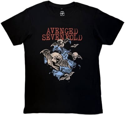 Avenged Sevenfold - Night Bats Heren Tshirt - S - Zwart