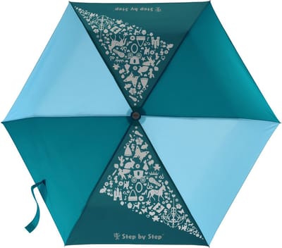 Step by Step Kinder zakparaplu 22.5 cm - 100cm Diameter - petrol