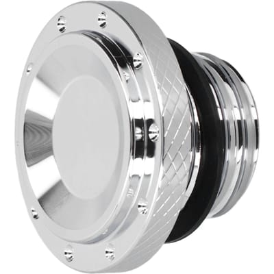 Motorfiets Brandstof Benzinetankdop Olievuldop Vervanging voor BONNEVILLE T120 T100 Zwart Elektroplating gray