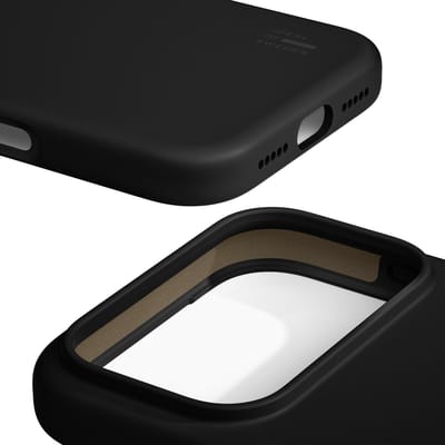 iDeal of Sweden Silicone Case geschikt voor MagSafe geschikt voor iPhone 17 Pro - Black - Zwart