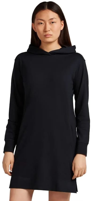 Icebreaker Merino Blend 200 Crush Jurk Zwart M Vrouw