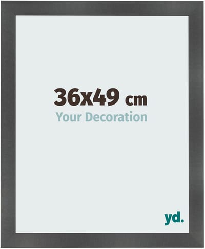 Your Decoration - Fotolijst 36x49 cm - MDF - Zwart Mat - Pisa