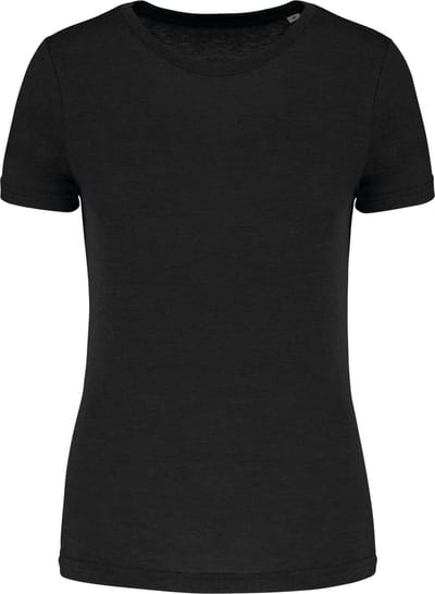 PROACT® Damessport-T-shirt triblend met ronde hals PA4021 - Black - S