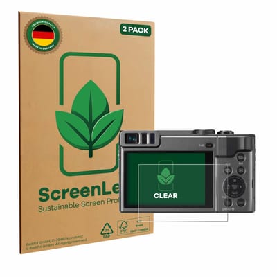 2 Stuks Screenprotector voor Panasonic Lumix DC-TZ90 / TZ96 / TZ99 - Hoogwaardige Beschermfolie transparant