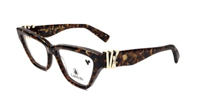 Lanvin LNV2645 Textured brown gold 53/16/140 WOMAN Brilmonturen