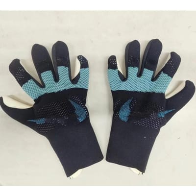 Les gants de football sont antidérapants et résistants à l'usure, épaissis et respirants Size 10 bleu foncé