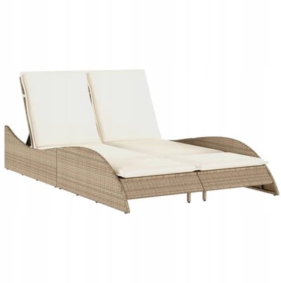 Luxe Loungestoel met Kussen - Tuin, Balkon, Terras - Polyrattan