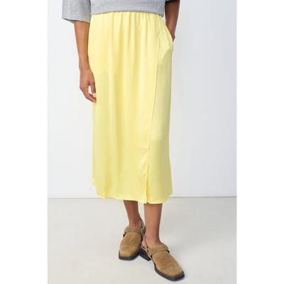 American Vintage Widland Skirt Cedrat Maat: M | Midi Rokken Outlet | Dames | Geel