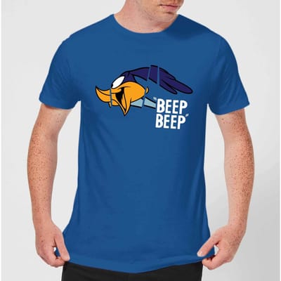 Looney Tunes Road Runner Beep Beep T-shirt - Blauw - S
