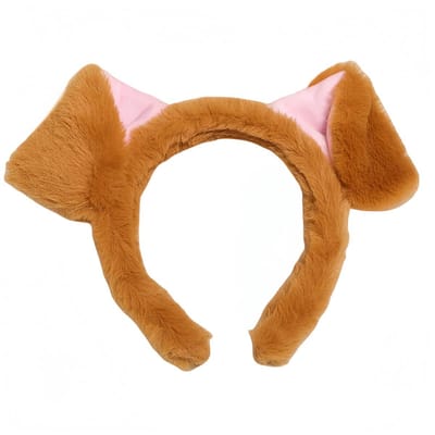 Dailygoods- Hondenoren Hoofdband - Donzige Kostuumaccessoire - Halloween/Cosplay - Dierenfeest - Authentieke Oren - Ideaal Cadeau voor Hondenliefhebbers