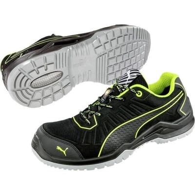 PUMA Fuse TC Green Low 644210-46 Veiligheidsschoenen ESD S1P Schoenmaat (EU): 46 Zwart, Groen 1 stuk(s)