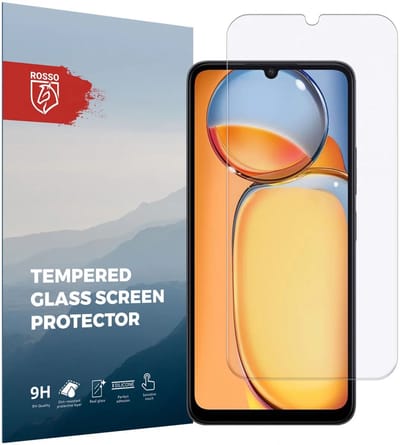 Rosso 9H Tempered Glass Screen Protector Geschikt voor Xiaomi Redmi 13C / Poco C65 | Glasplaatje | Beschermlaag | Beschermglas | 9H Hardheid