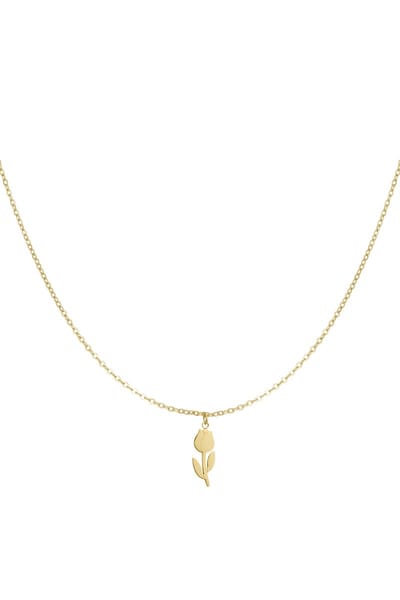 Tulpen ketting - Goud kleur