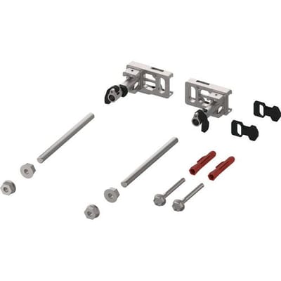 TECEprofil module fastening with depth adjustment and quick-release fastener 9380014