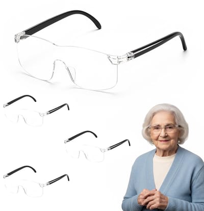 Dailygoods - Set van 4 Vergrootglazen met 300% tot 1000% Vergroting en Anti-Blauw Licht