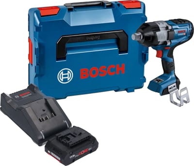 Bosch GDS 18V-1600 HC Professionele accu-slagmoersleutel 18 V 1600 Nm 3/4'' BITURBO Brushless + 1x ProCORE oplaadbare accu 4.0 Ah + lader + L-Boxx