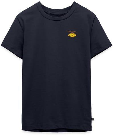 Pompompurin Geborduurd Portret Premium T-Shirt Tiener