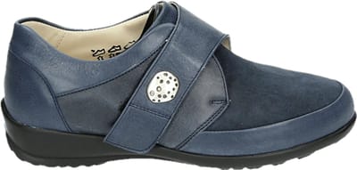 Actiflex - 89096 - Dames veterschoenen - Kleur: Blauw - Maat: 38