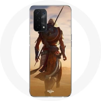 Oppo A54 5G-behuizing Assassin's Creed Soldier terug