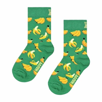 Happy Socks - Kids Banana Sock - Unisex - Sokken