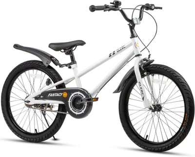 Kinderfiets - Loopfiets - Buiten spelen - Veilige remmen - 20 inch - Wit