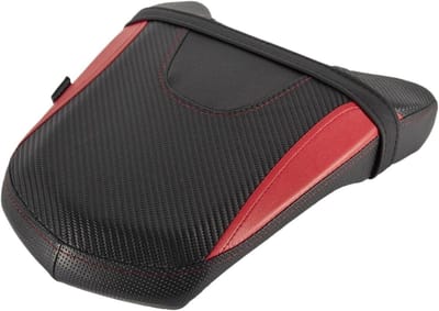 Motorfiets Zitkussen - Solo Stoel Masker - Comfortabel Rijden - Ergonomisch Ontwerp - 34x22x10 cm - Zwart