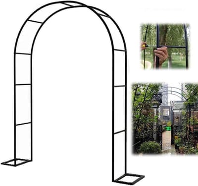 Metalen Tuinboog - Rozenboog Trellis - Tuin Decoratie - Weerbestendig Zwaarbelast