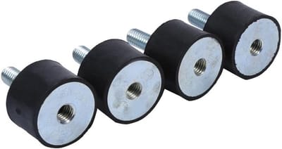 4x Trillingsdempers Rubberen Bevestigingen Schokdemper Silentblocks voor Motoren en Apparatuur