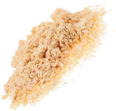 Houtsnippers Bodembedekking - Houtvezel Bodem - Kooi Schoonhouden - Geur Absorberend - 500 g - Khaki