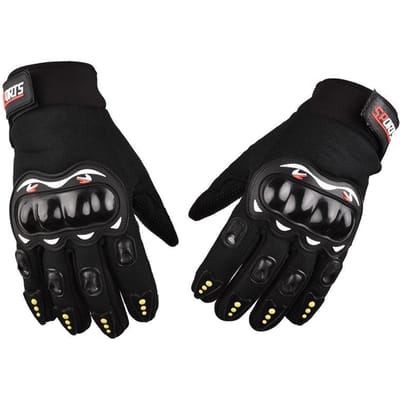 Beschermende schaal, gewrichtsbeschermer, motorhandschoenen, buitensporten, fietsen, motorfiets, ademend, antislip, touchscreen met lange vingers, hand met volledige vingers