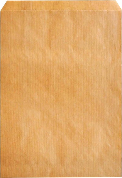 Papieren zakjes, 12x18 cm, bruin (50 stuks).