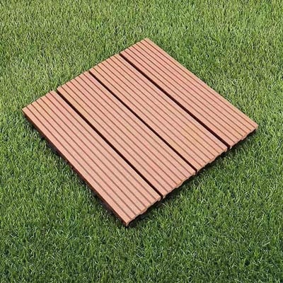 Terrastegels - Vloertegels - Buiten Decoreren - Eenvoudige Montage - 30x30 cm - Mahonie