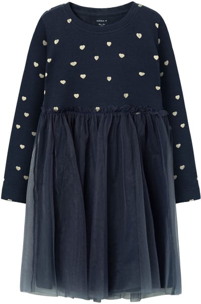 NAME IT - NMFNADJA LS DRESS NOOS - Meisjes - Jurken